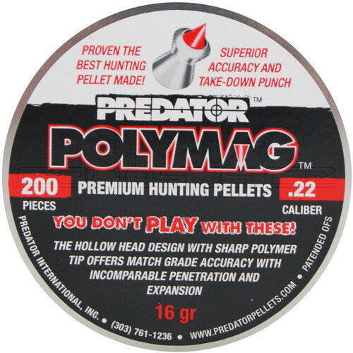 MUNIZIONI DIABOLO JSB PREDATOR POLYMAG 200 PEZZI CAL. 5,5 mm COD 1002-01-200