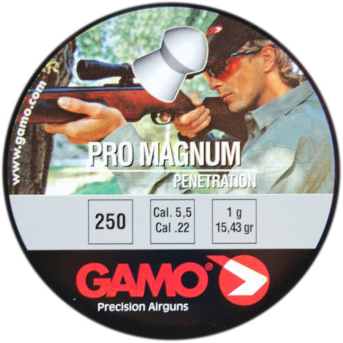 MUNIZIONI DIABOLO GAMO PRO MAGNUM PENETRATION 250 PEZZI CAL. 5,5 mm COD. 50013