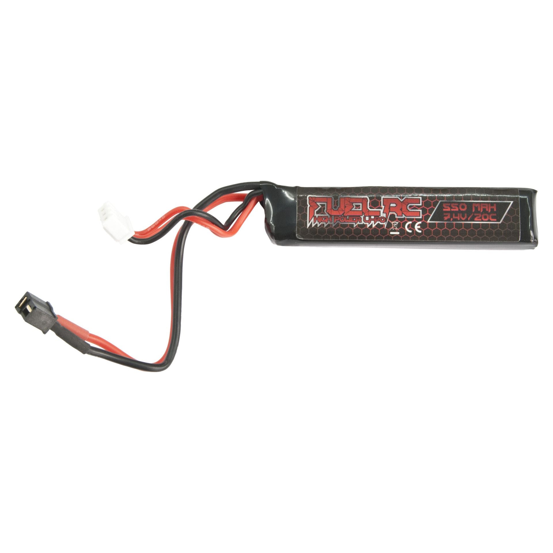 BATTERIA FUEL LIPo 7,4V/550mAh 20 C MINI T-DEAN COD. 92018