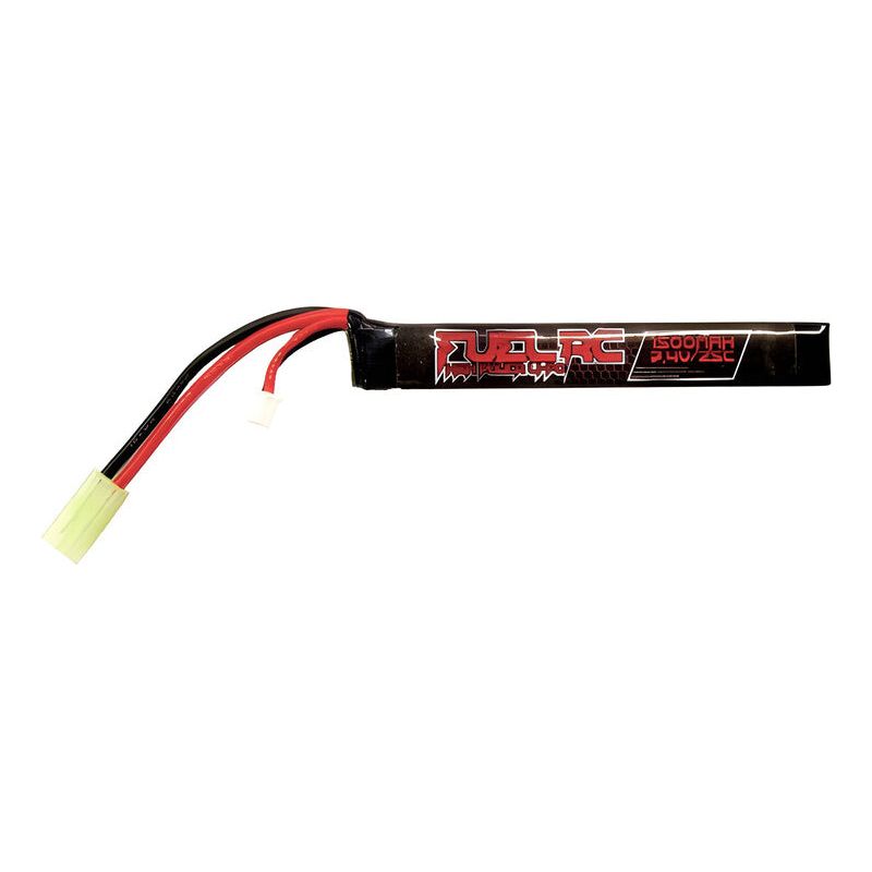 BATTERIE FUEL LIPo 7,4V 1500mAh 25 C STICK MINI TAMIYA COD. 92028
