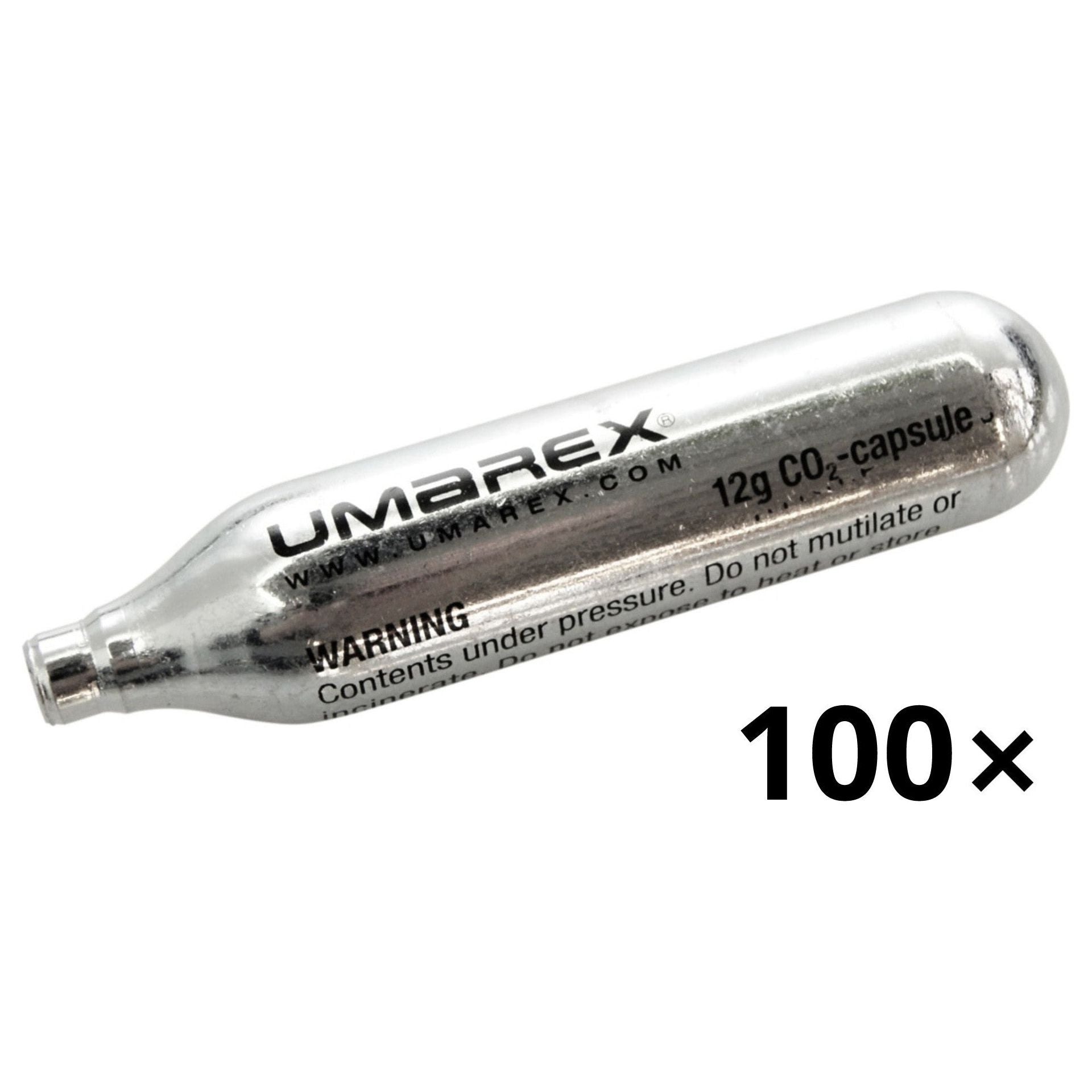 CARTUCCIA CO2 12g UMAREX BORNER 100 PZ. COD. 4.9016