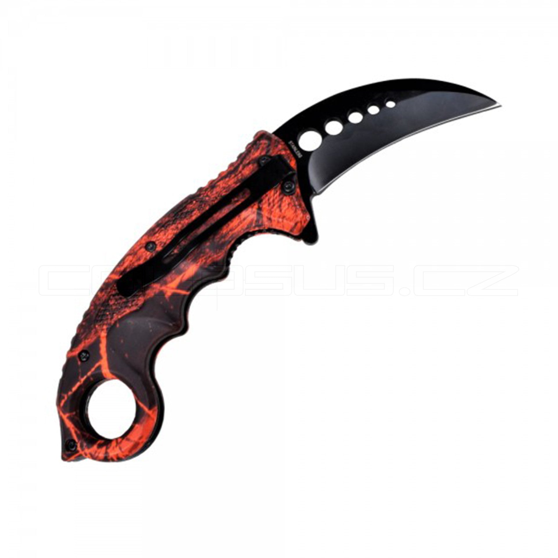 COLTELLO SCK KARAMBIT ARANCIONE COD. 98015