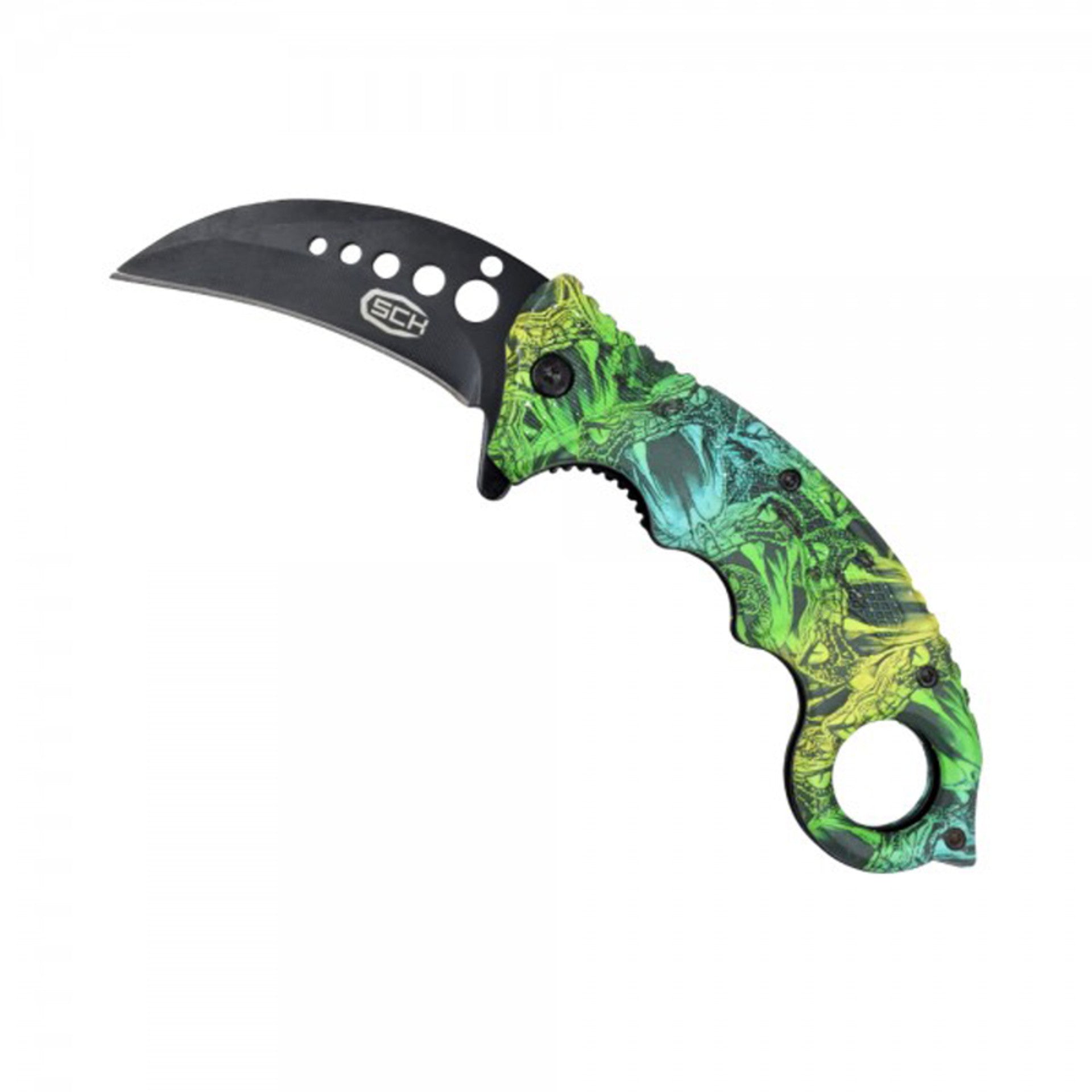 COLTELLO SCK KARAMBIT VIPER GREEN COD. 98014