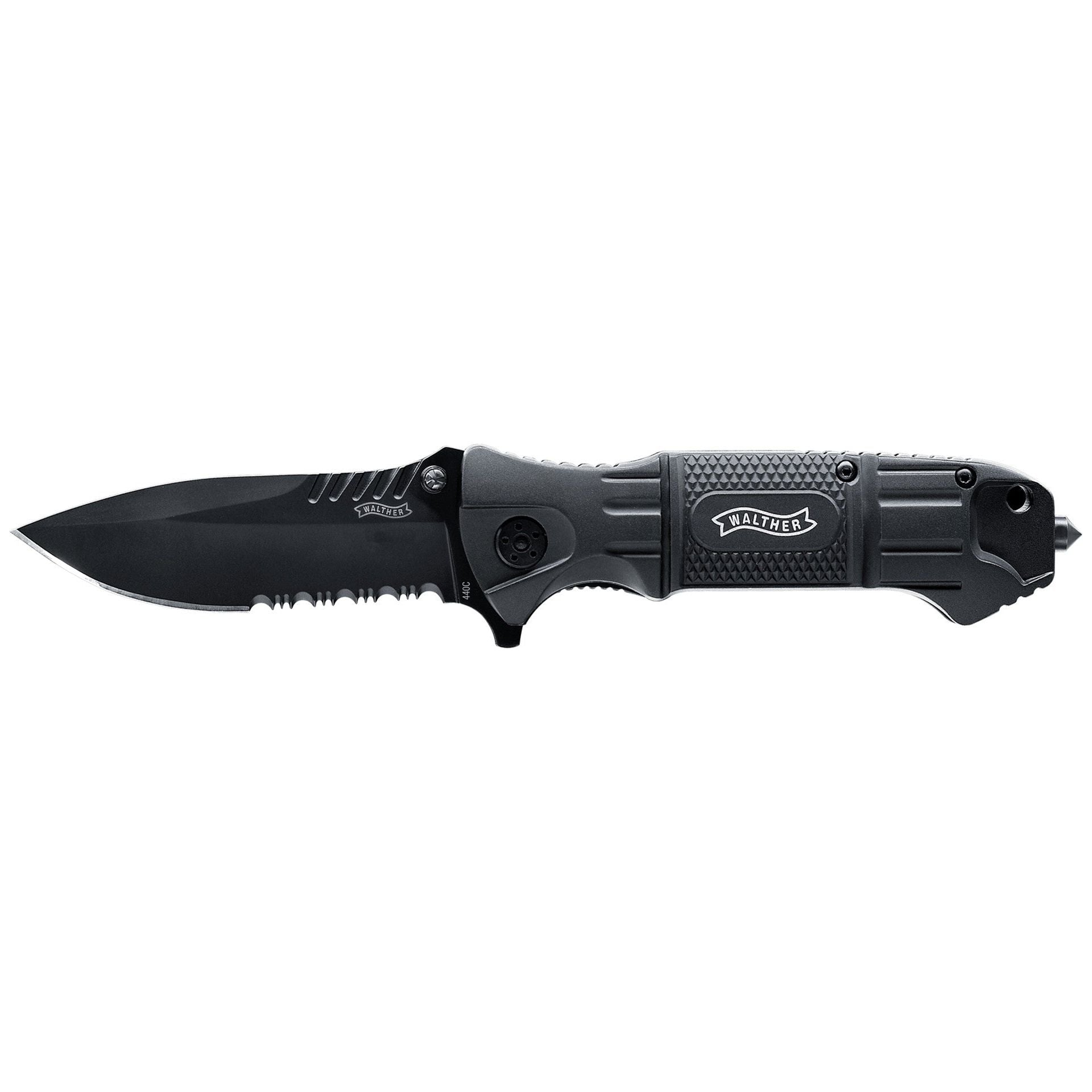 COLTELLO WALTHER BLACK TAC BTK COD. 5.0715