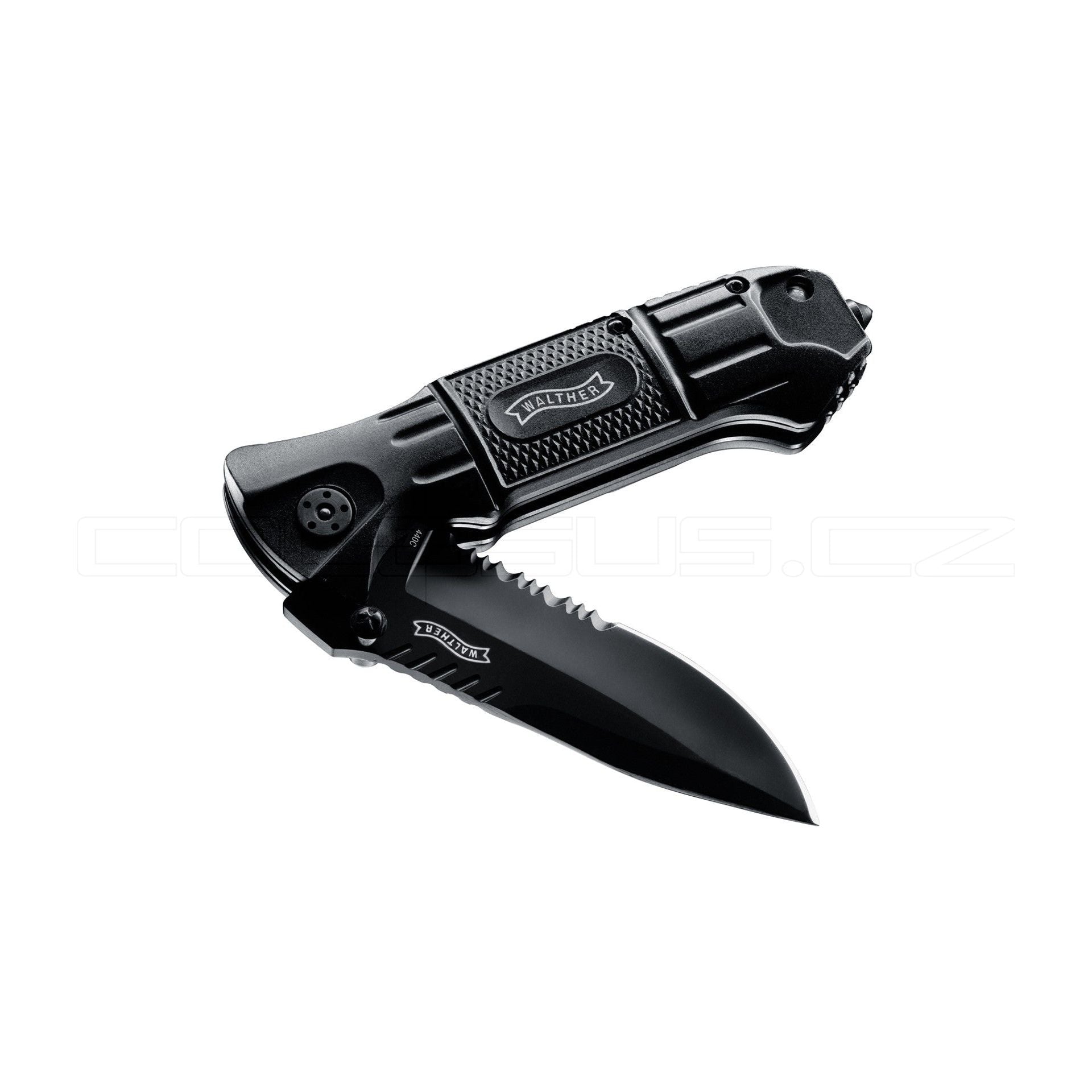 COLTELLO WALTHER BLACK TAC BTK COD. 5.0715
