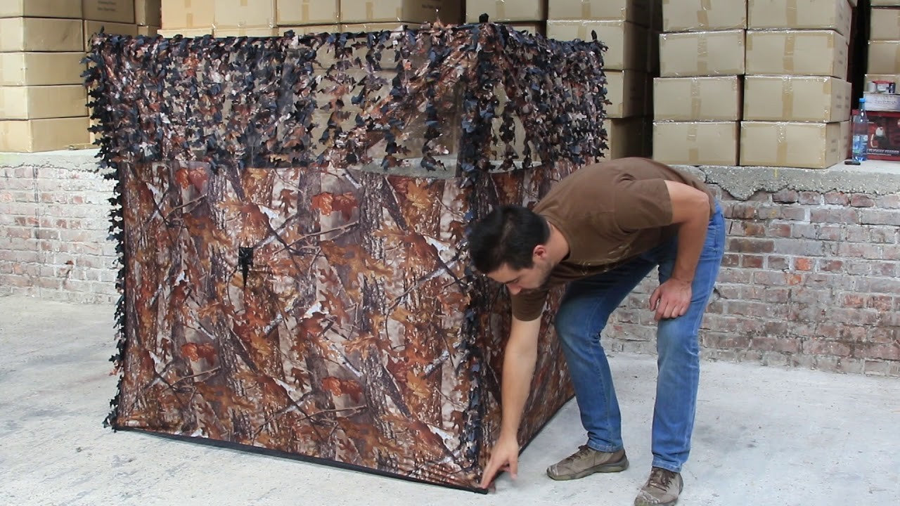 Capanna mimetica a tre lati per aprire rapidamente il sottobosco COD. A53660