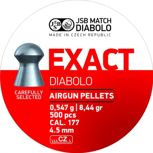 Diabolo JSB Exact 500pz cal.4,51mm COD. 546236-500