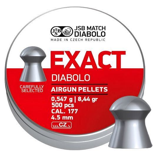 Diabolo JSB Exact 500pz cal.4,53mm COD. 546239-500