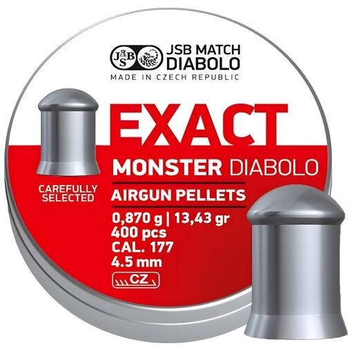 Diabolo JSB Exact Monster 400pz cal.4,52mm COD. 546278-400