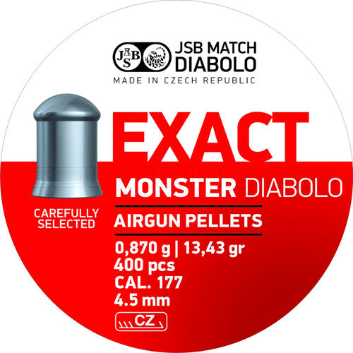 Diabolo JSB Exact Monster 400pz cal.4,52mm COD. 546278-400