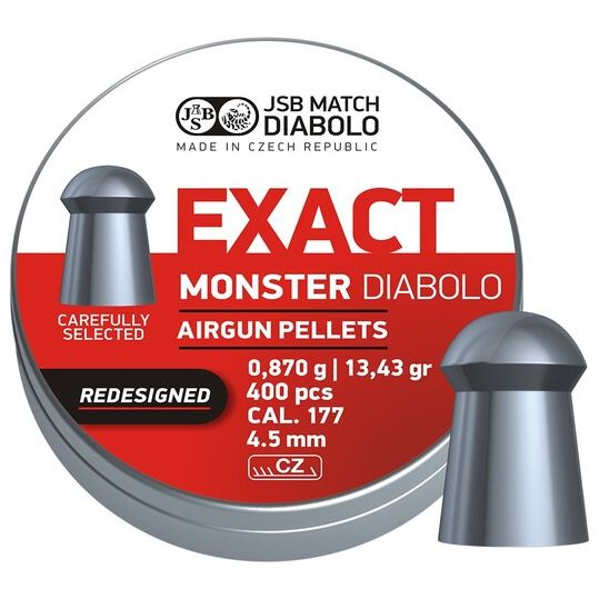 Diabolo JSB Exact Monster Redesigned 400ks cal.4,52mm COD. 546378-400