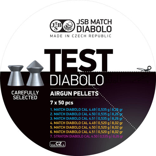 Diabolo JSB Match TEST per fucile .177 COD. 002002-350