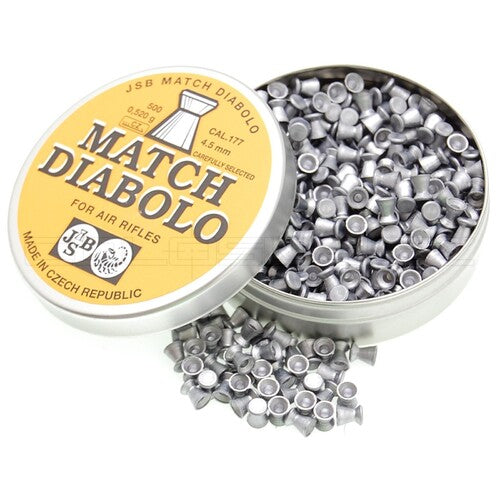 Diabolo JSB Match fucile 500pz cal.4,5mm COD. 000015-500