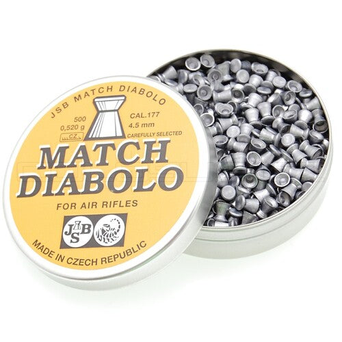 Diabolo JSB Match fucile 500pz cal.4,5mm COD. 000015-500