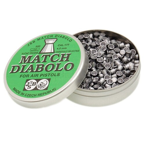 Diabolo JSB Match pistola 500pz cal.4,5mm COD. 000005-500