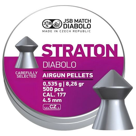 Diabolo JSB Straton 500 pz cal.4,5mm COD. 546112-500