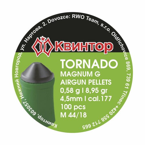 Diabolo Kvintor Tornado Magnum G cal.4,5mm 100ks COD. 51013