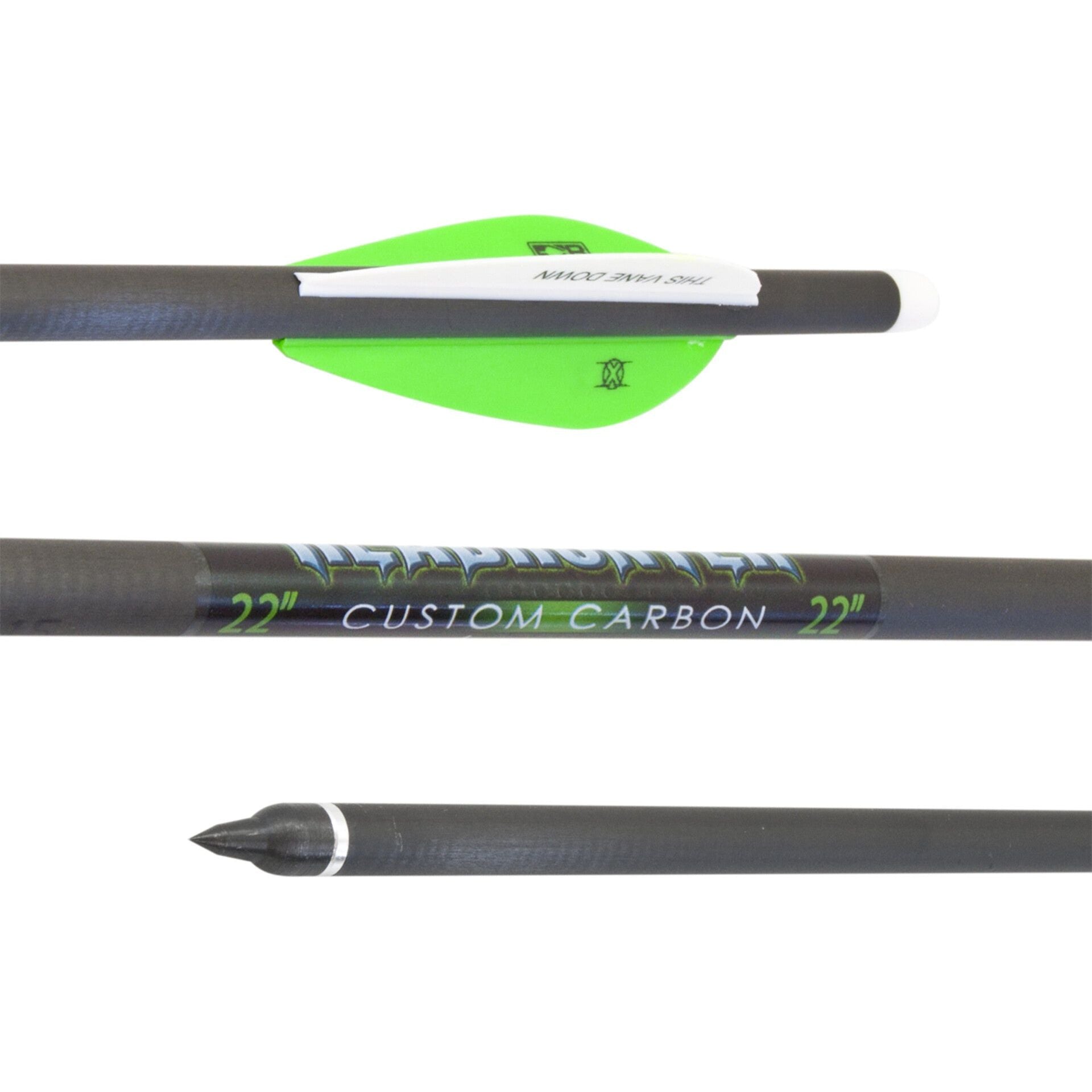 FRECCIA IN CARBONIO 22" BARNETT HEAD HUNTER 1 PEZZO COD. 52189