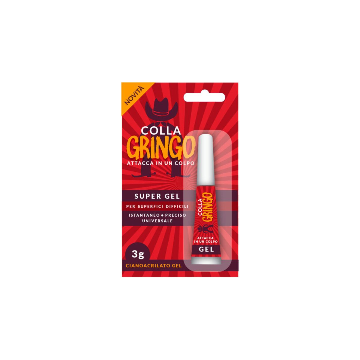Colla Gringo Super GEL 3 gr COD. COLLA 3