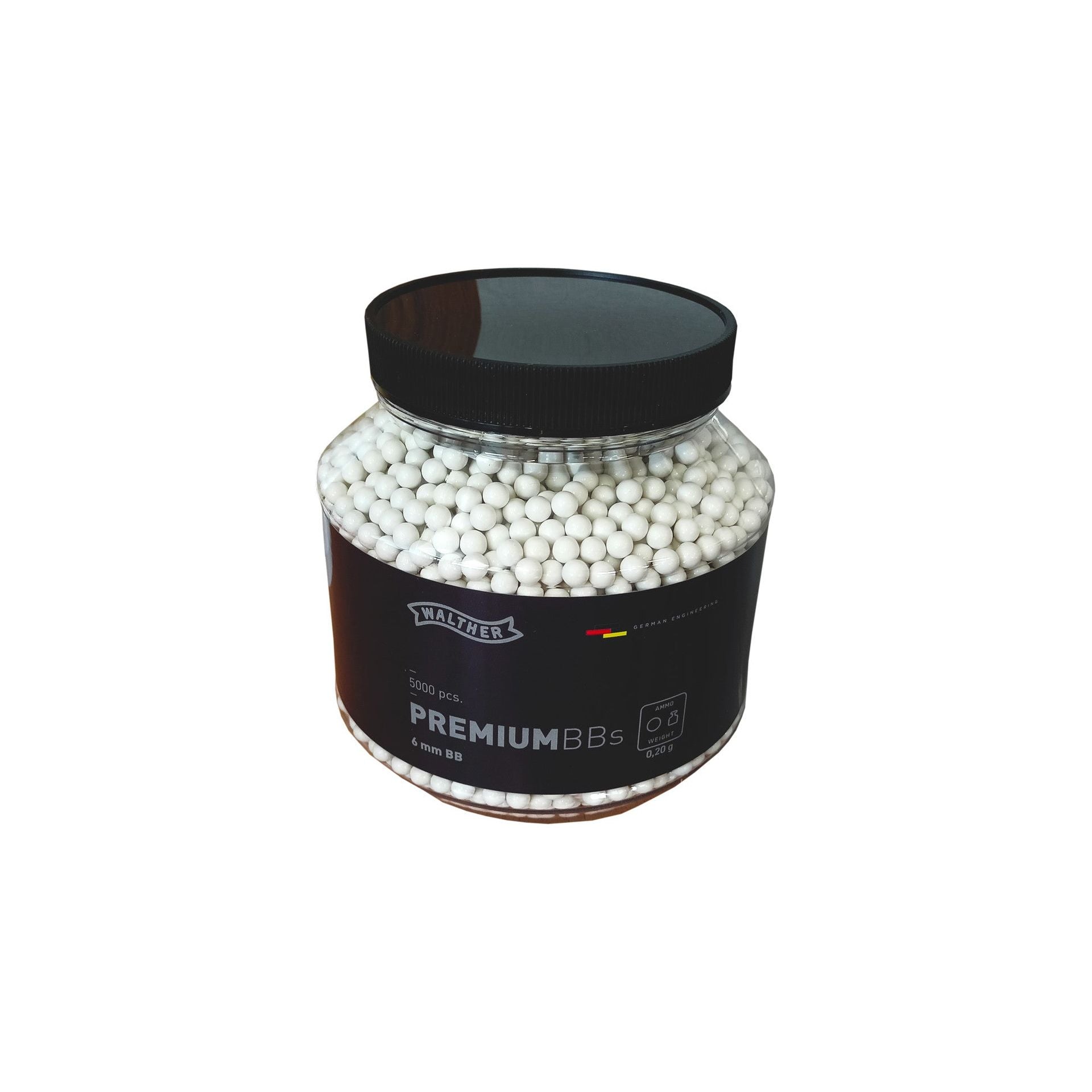 Munizione BB 6mm 0,20gr 5000pz bianco Walther COD. 2.5679