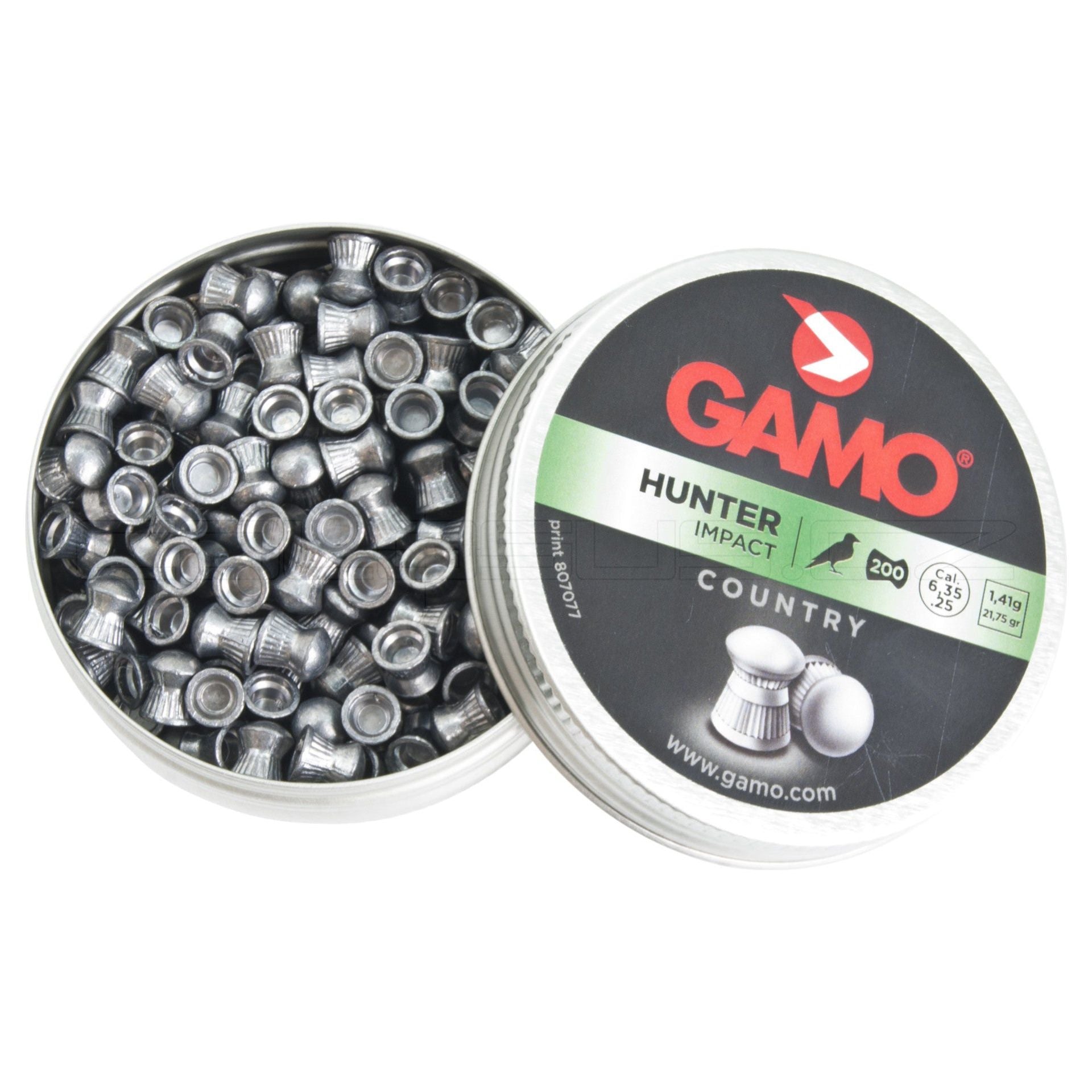 MUNIZIONI DIABOLO GAMO HUNTER 200 PEZZI CAL. 6,35 mm COD. 50005