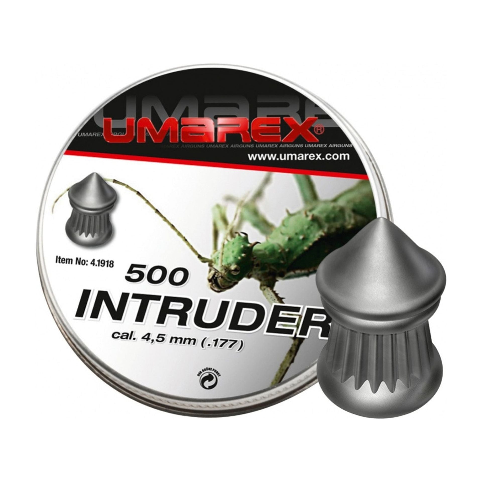 MUNIZIONI DIABOLO UMAREX INTRUDER 500 PEZZI CAL. 4,5 mm COD. 4.1918