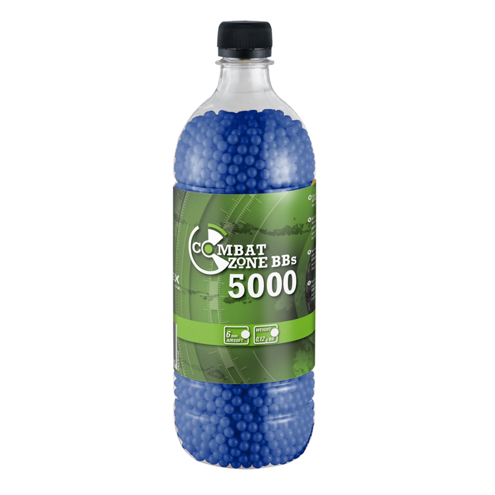 Pallini BB 6mm 0,12gr 5000 pz. blu Combat Zone Cod. 2.5671