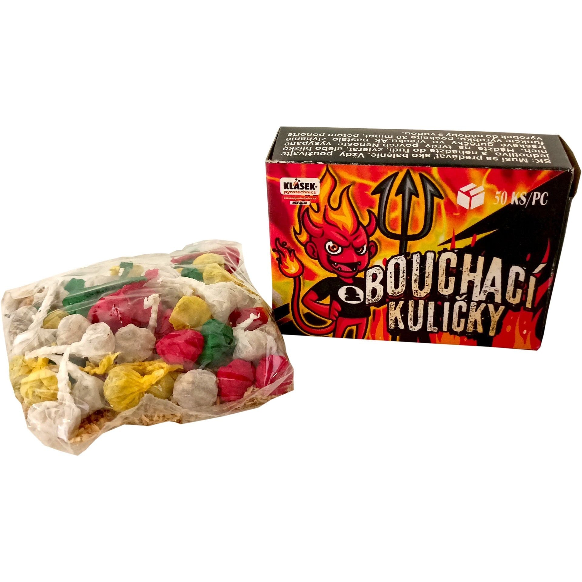 PIROTECNICA DA BAMBINI PALLE INFERNALI 50 PEZZI COD. BK1P