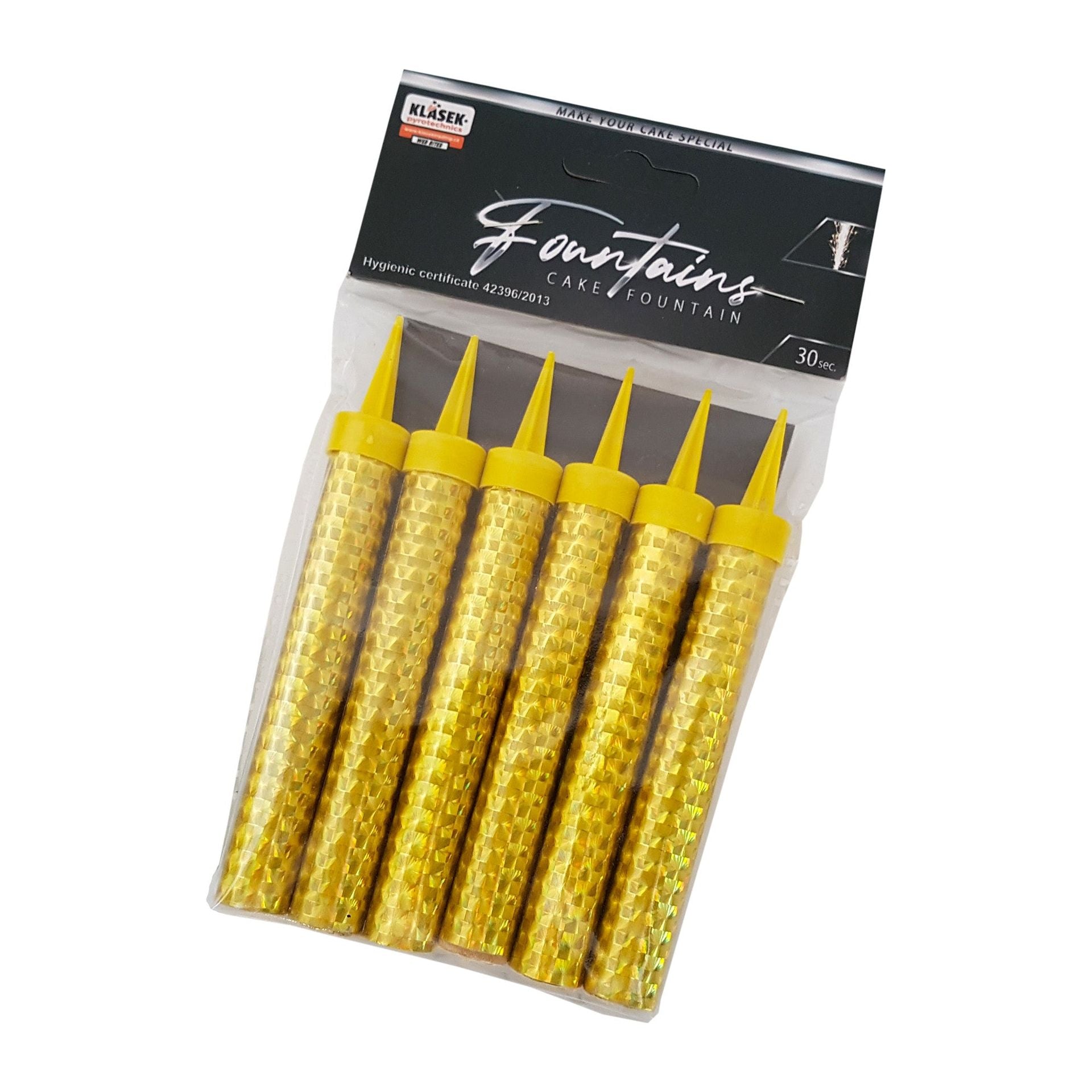 PIROTECNICA FONTANA PER TORTA 10 CM. 6 PEZZI COD. DF10CM