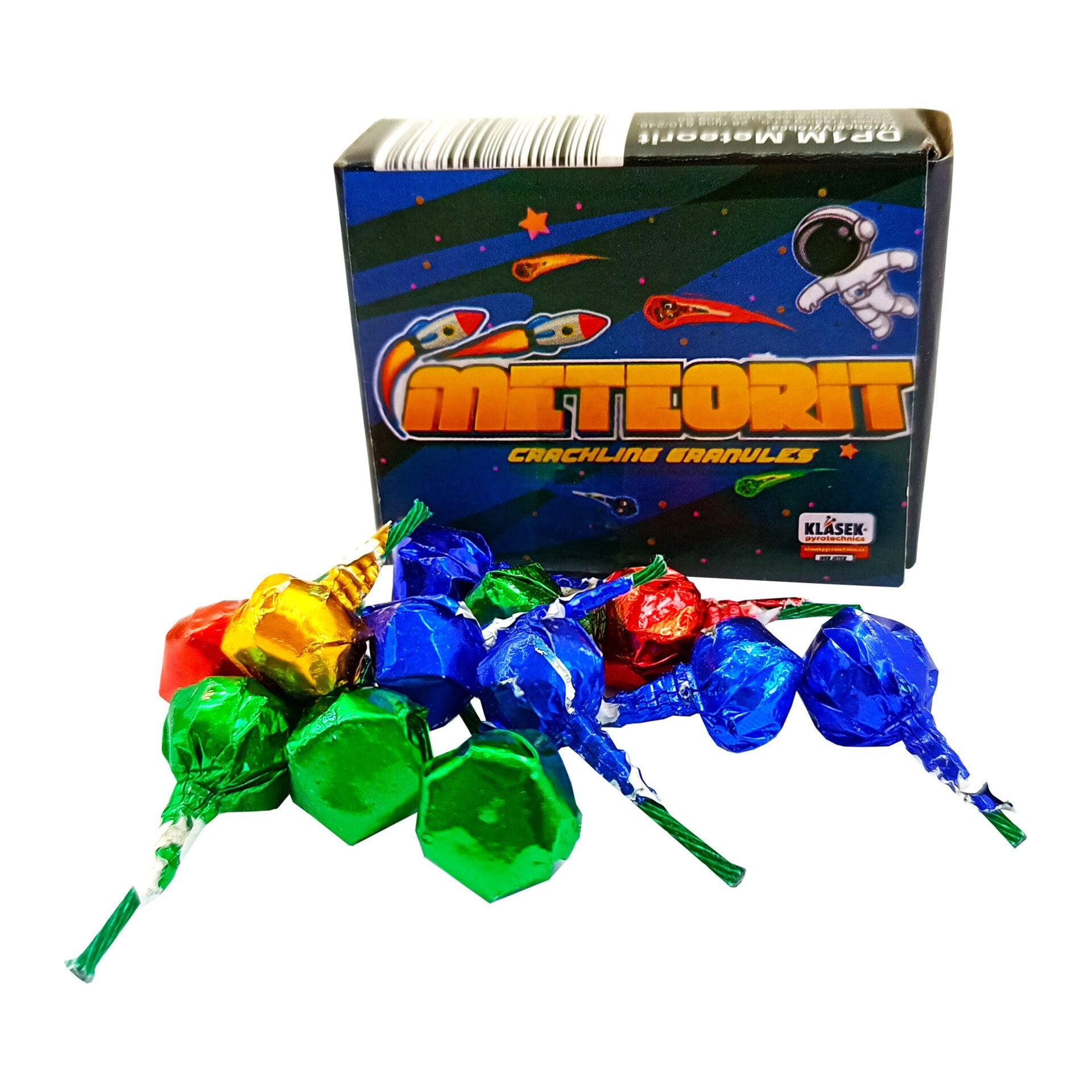 PIROTECNICA METEORITE PER BAMBINI 12 PEZZI COD. DP1M