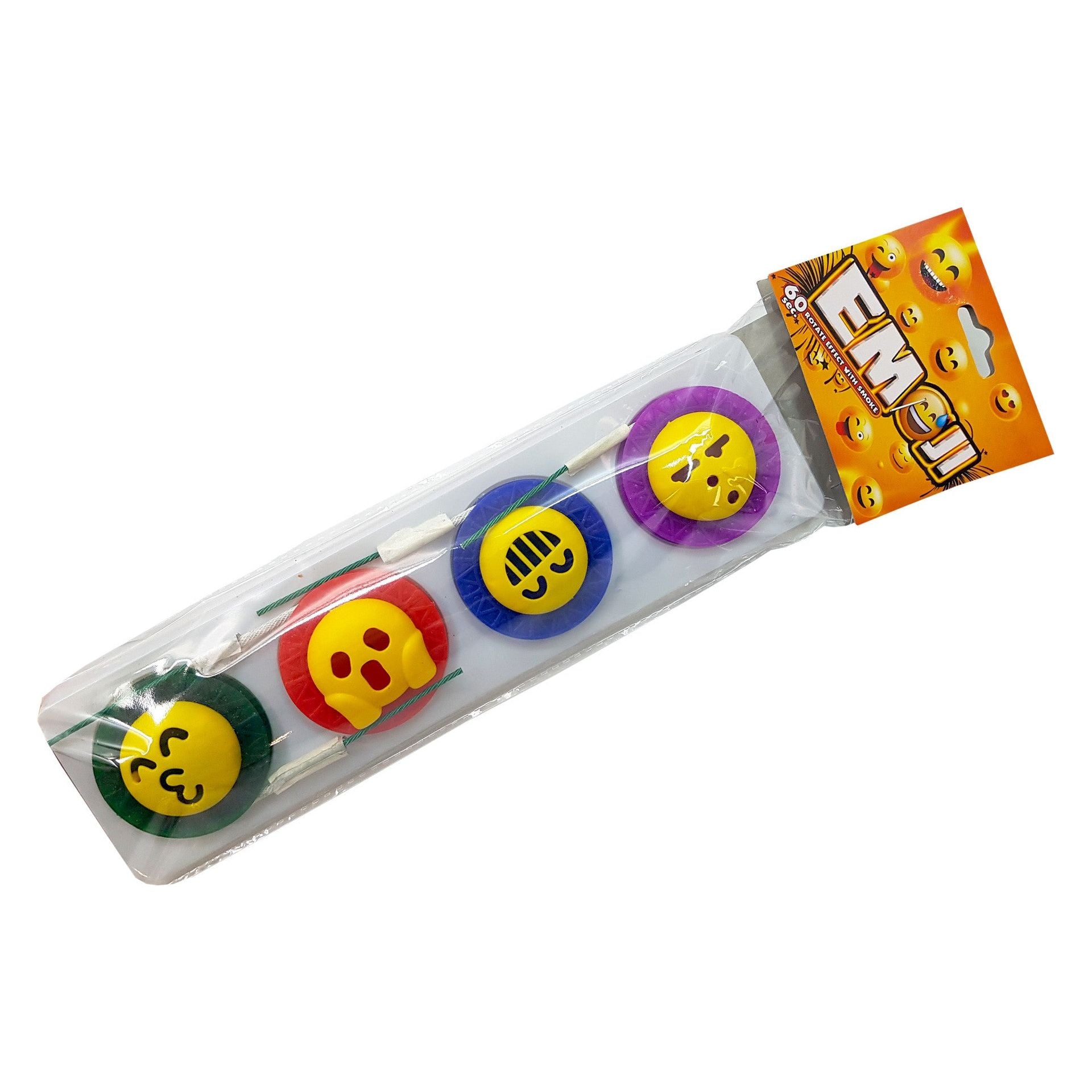 PIROTECNICA PER BAMBINI EMOJI 4 PEZZI COD. DP1EM