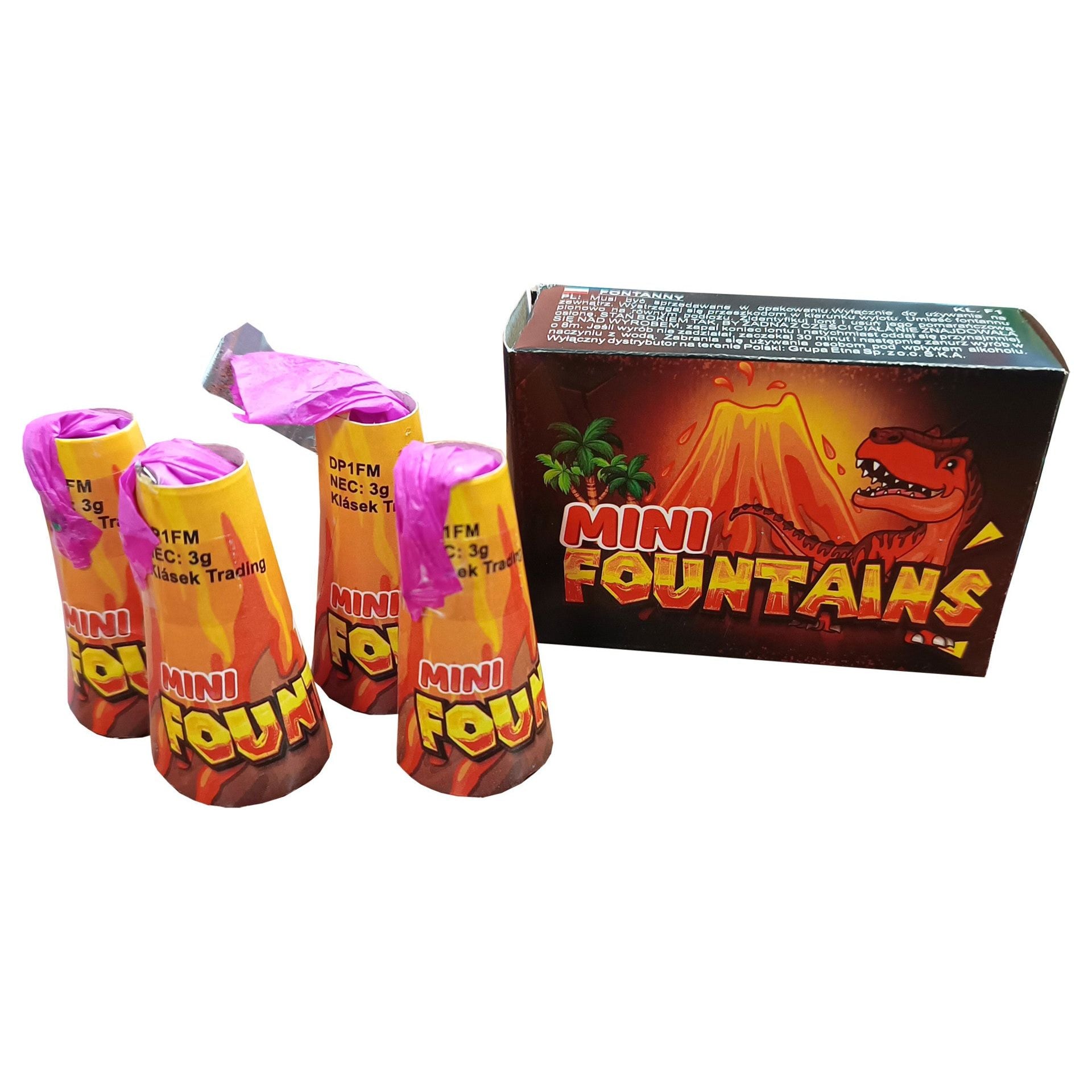 PIROTECNICA PER BAMBINI FONTANE GIOCOSE 10 PEZZI COD. DP1FM