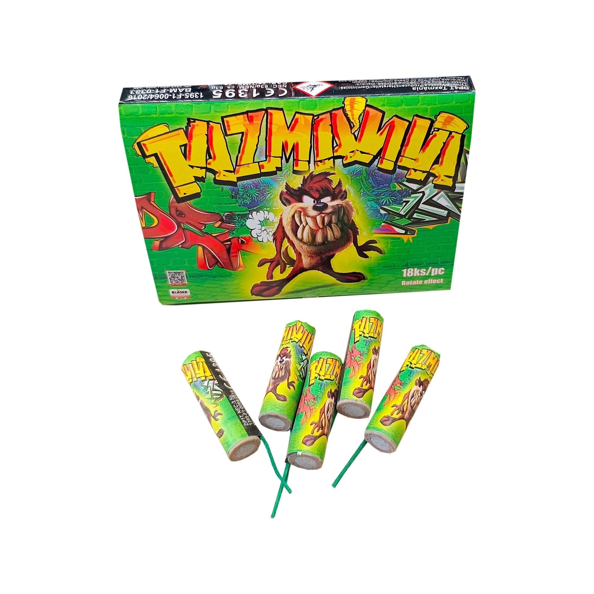 PIROTECNICA PER BAMBINI TAPEMANIA 18 PEZZI COD. DP1T