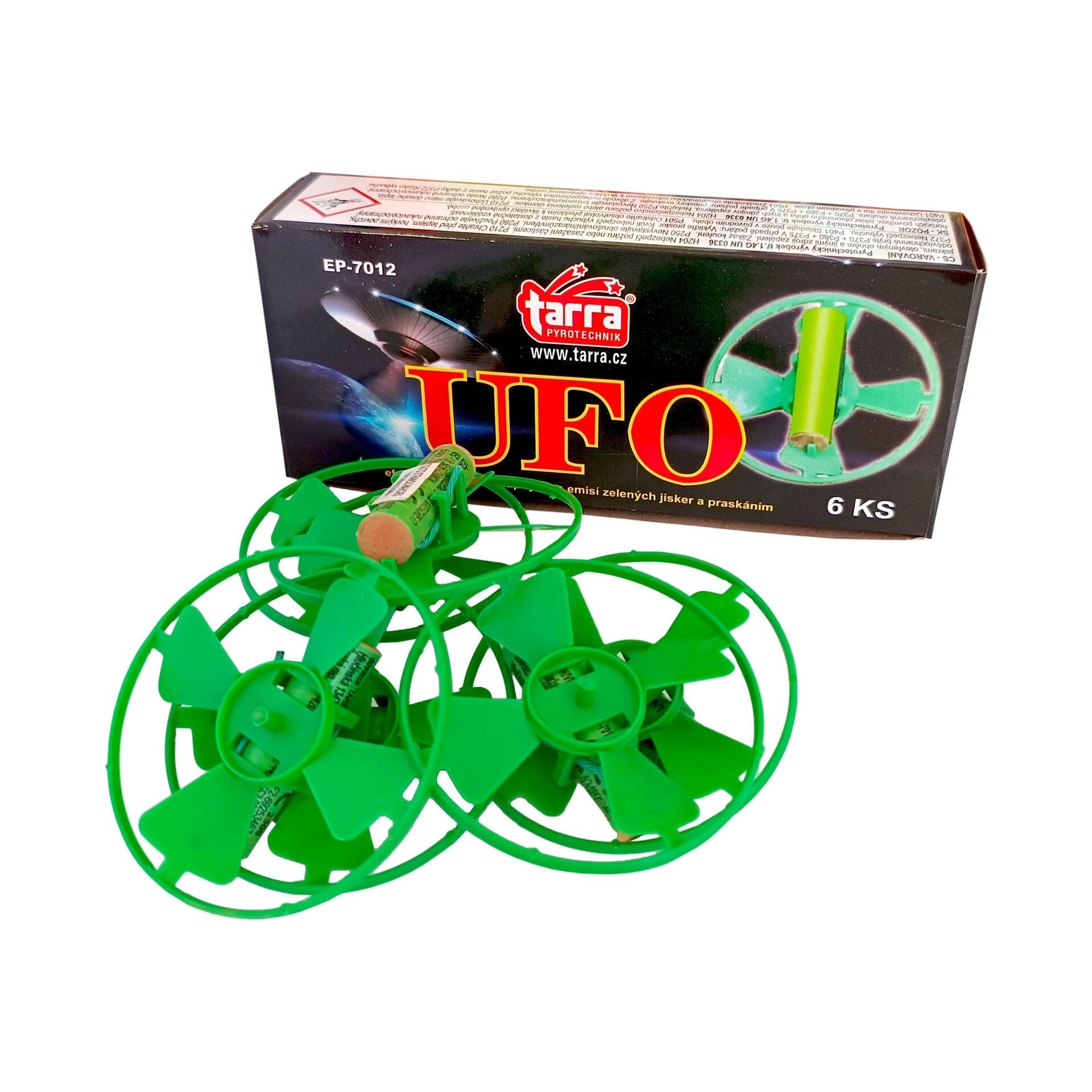 PIROTECNICA PER BAMBINI UFO 6 PEZZI COD. EP-7012