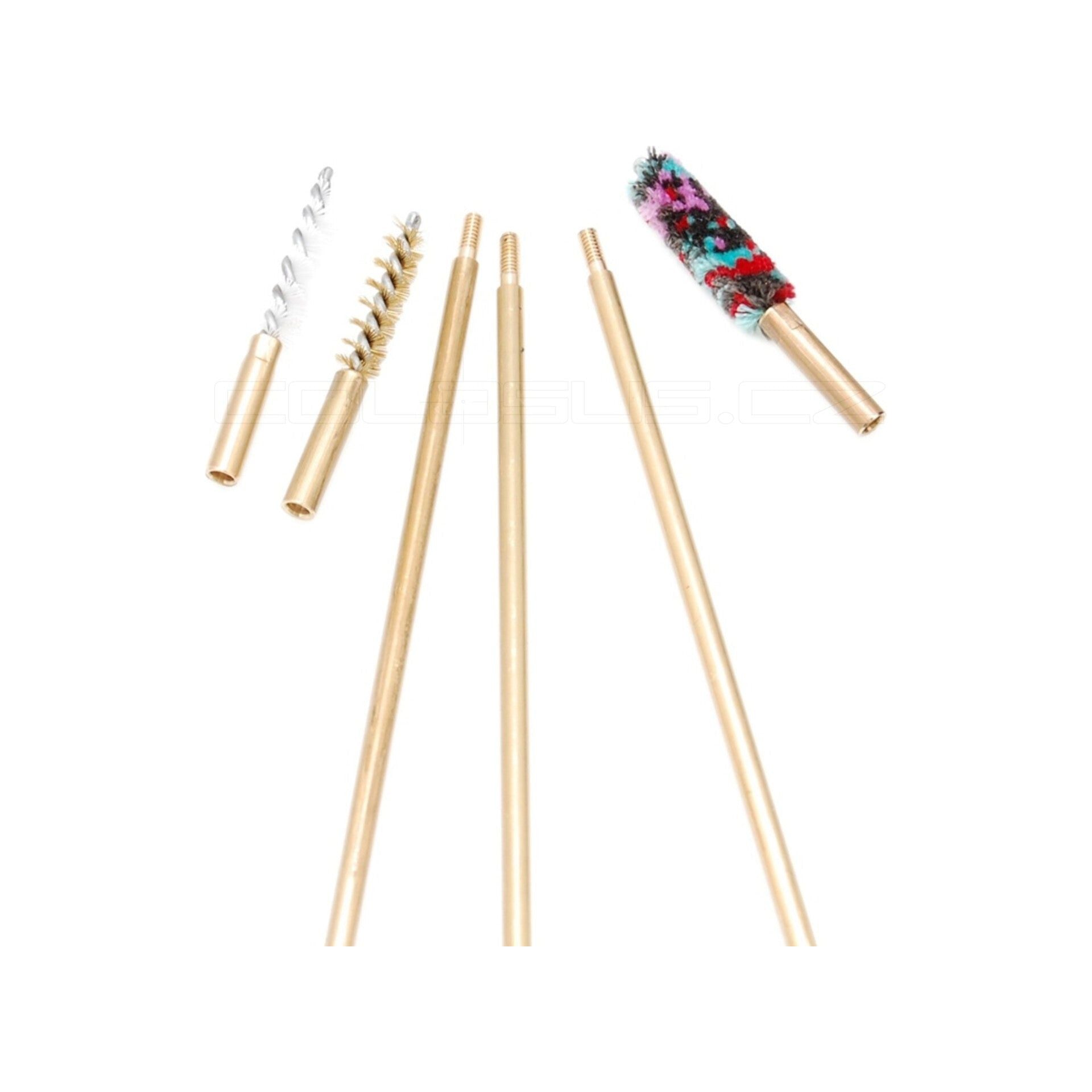 SET DI PULIZIA IN OTTONE IN SCATOLA CAL. 5,5mm COD. 08/40055