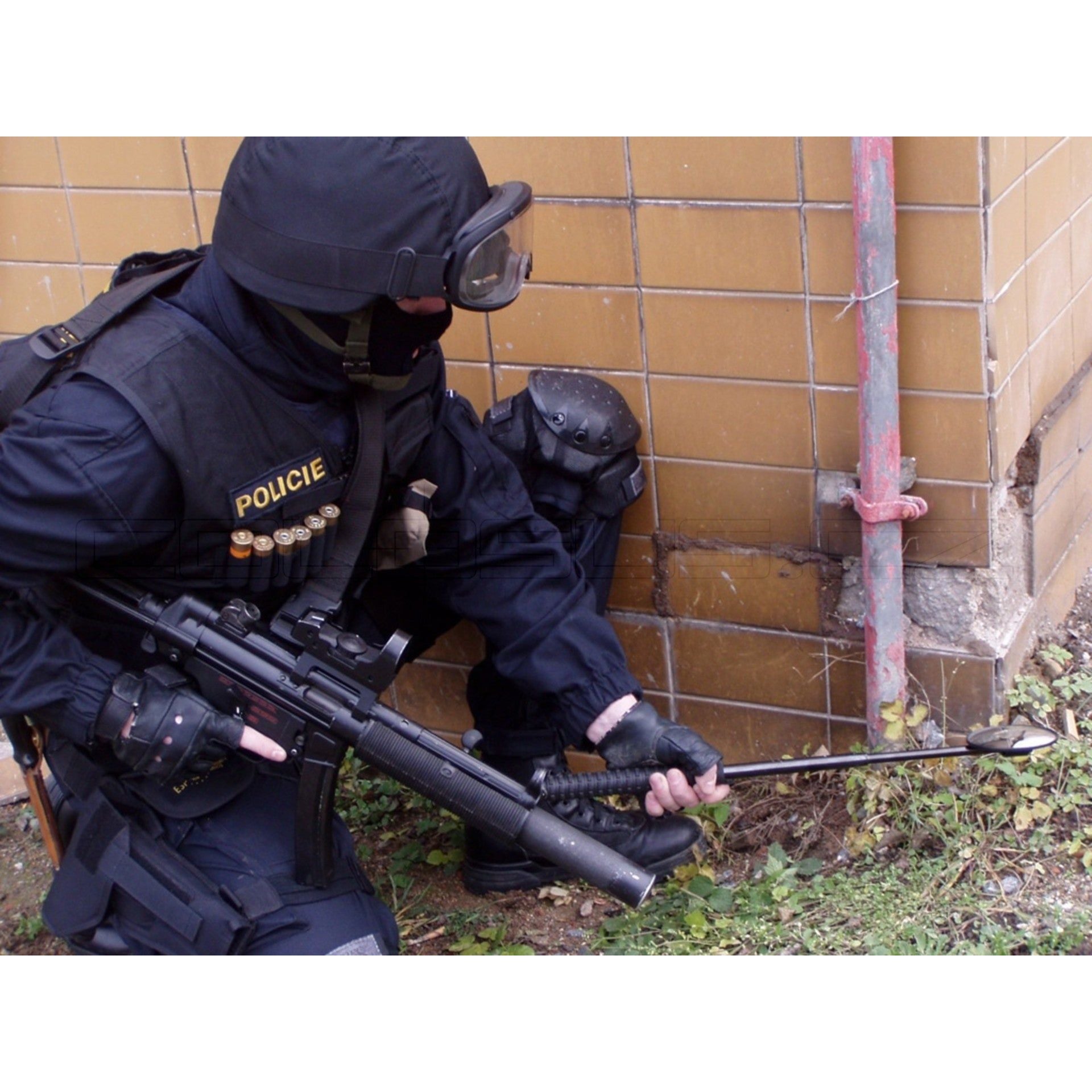 SPECCHIO TATTICO M-2 71 mm CON CUSTODIA COD. M-2