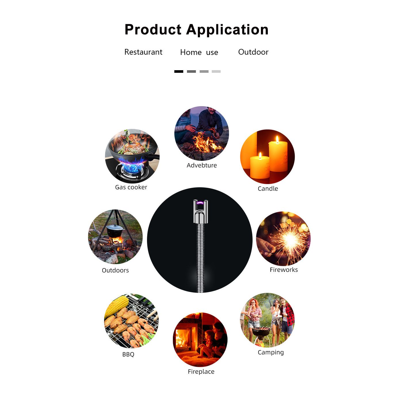 ACCENDINO ELETTRONICO RICARICABILE