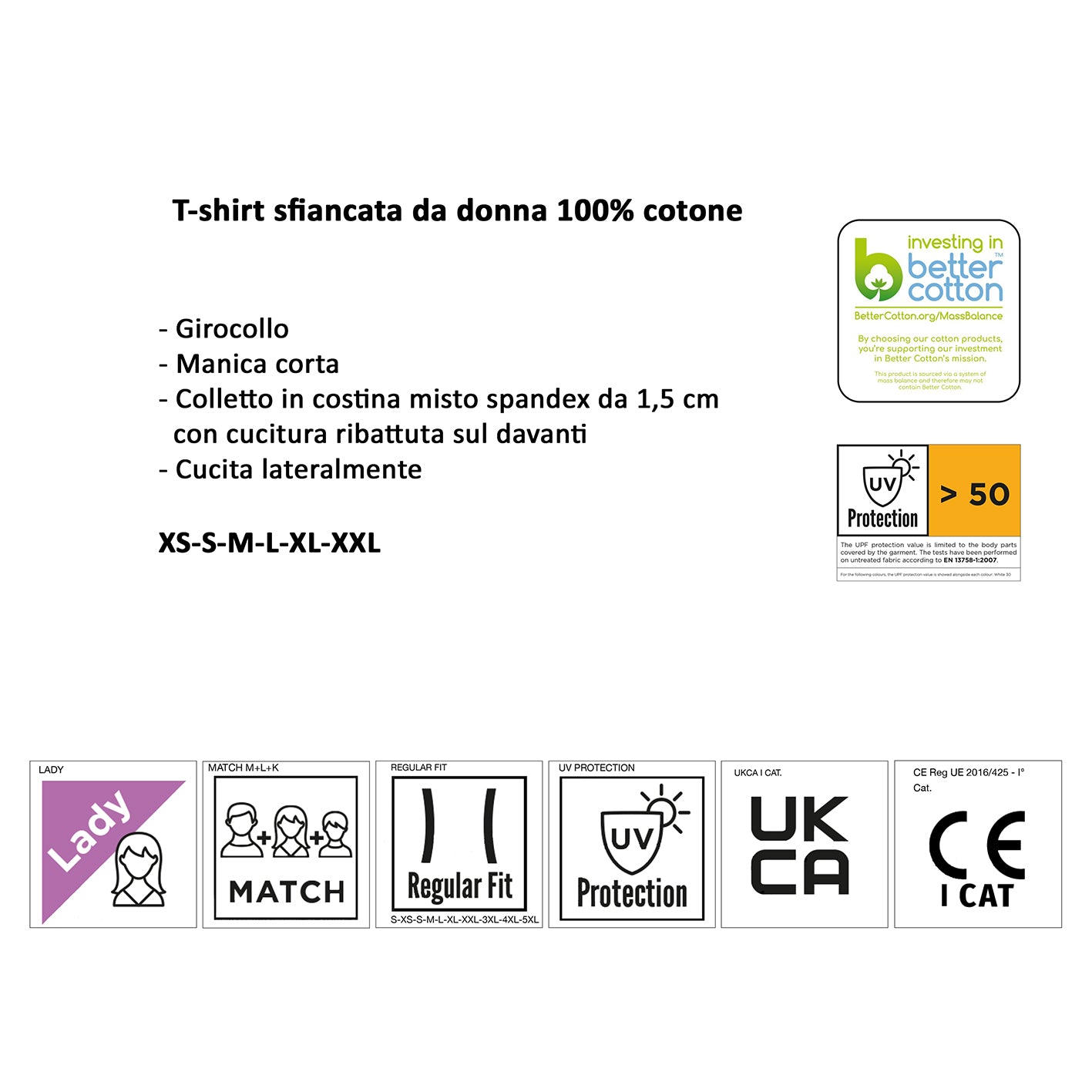 T-SHIRT DONNA ARTICOLI DA DIFESA ROMA SICURA COD. TSLAD1R