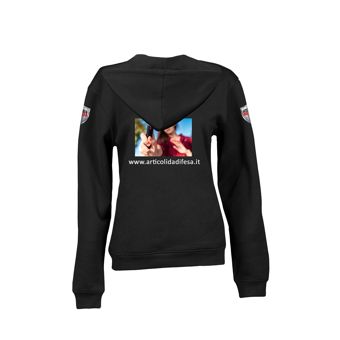 FELPA CON CAPPUCCIO DONNA CARABELLA ROMA SICURA COD. FECL1C