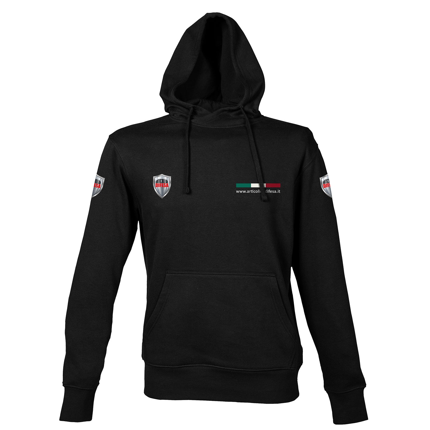 FELPA CON CAPPUCCIO E TASCA FRONTALE A MARSUPIO UOMO ARTICOLI DA DIFESA COD. FECM1