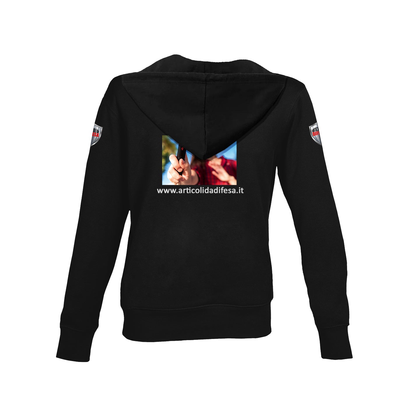 FELPA CON CAPPUCCIO E TASCA FRONTALE A MARSUPIO UOMO ARTICOLI DA DIFESA COD. FECM1