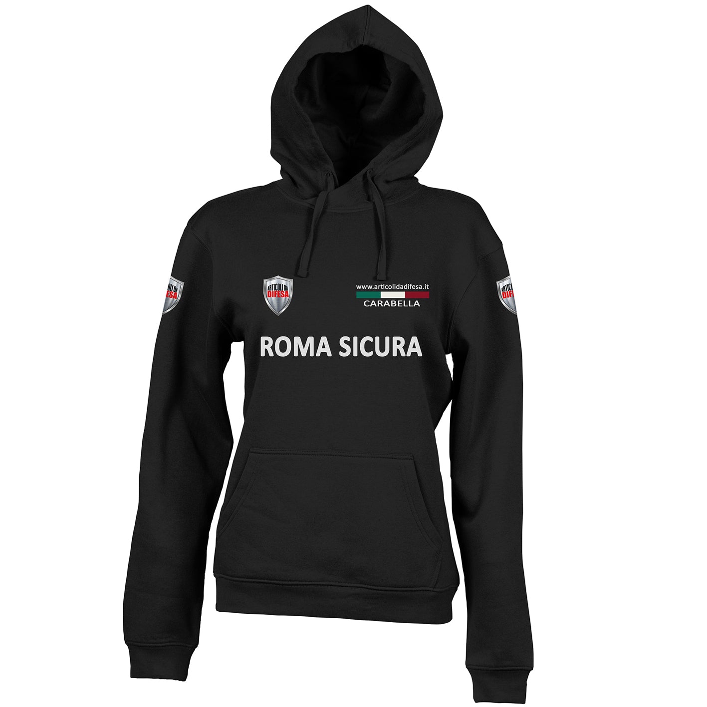 FELPA CON CAPPUCCIO DONNA CARABELLA ROMA SICURA COD. FECL1C