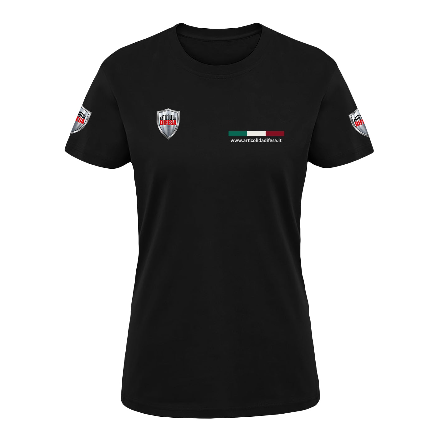 T-SHIRT DONNA ARTICOLI DA DIFESA ROMA SICURA COD. TSLAD1
