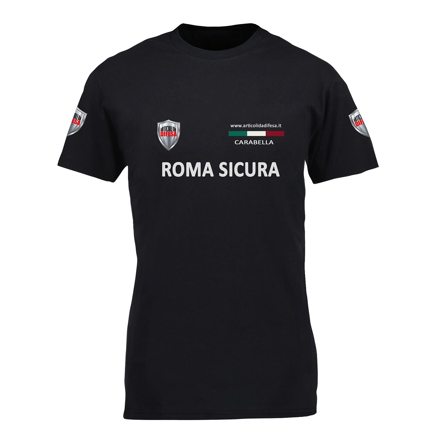 T-SHIRT UOMO ARTICOLI DA DIFESA ROMA SICURA COD. TSMAD1R