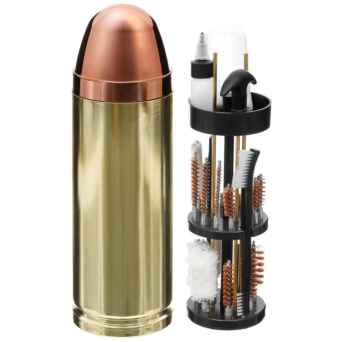 KIT PULIZIA " CARTUCCIA " PER FUCILE, PISTOLA , ARMI DA FUOCO MULTICALIBRO COD. 27387