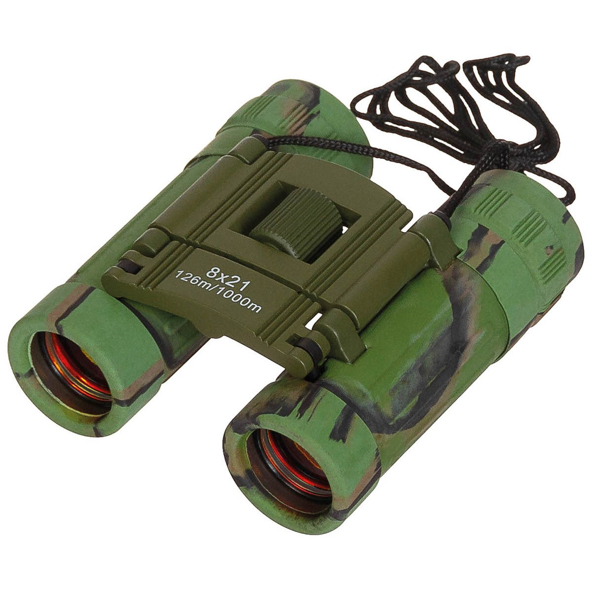 BINOCOLO PIEGHEVOLE 8X21 LENTE RUBINO COD. 34653T