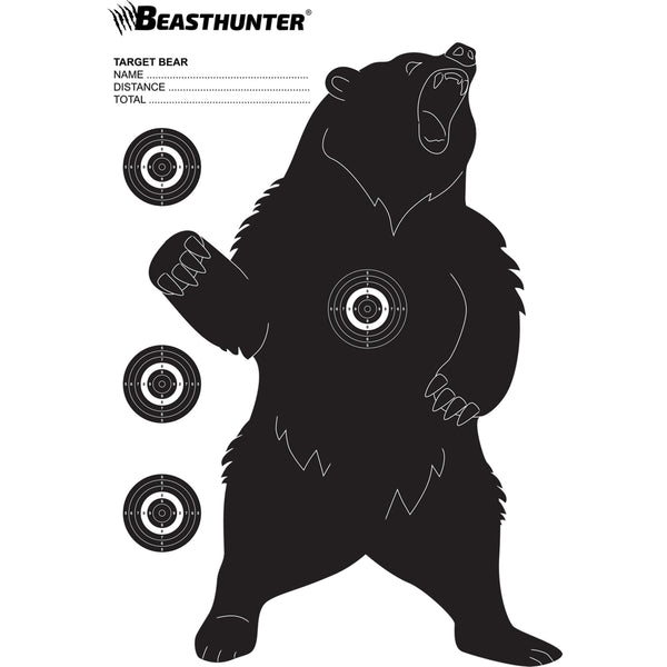 Bersaglio sagoma Beast Hunter Bear 10pz