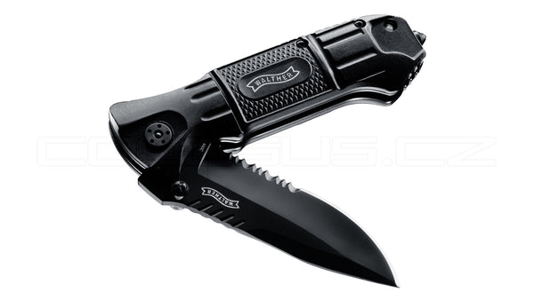 COLTELLO WALTHER BLACK TAC BTK COD. 5.0715