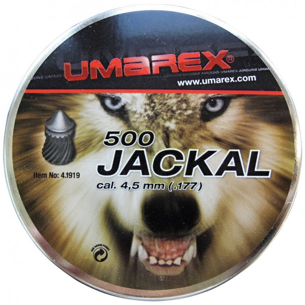 MUNIZIONI DIABOLO UMAREX JACKAL 500 PEZZI CAL. 4,5 mm COD. 4.1919