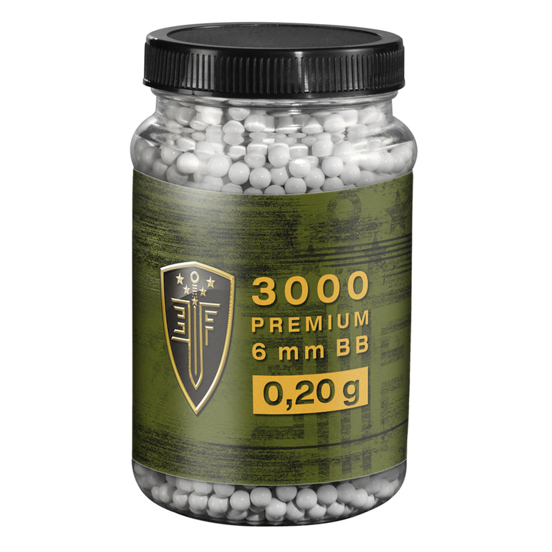 Munizione di palline BB 6MM 0,20gr 3000pz bianco Elite Force